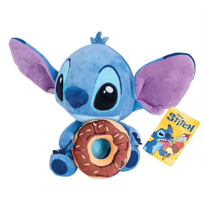 Disney Λούτρινο Stitch με Ντόνατ 25εκ