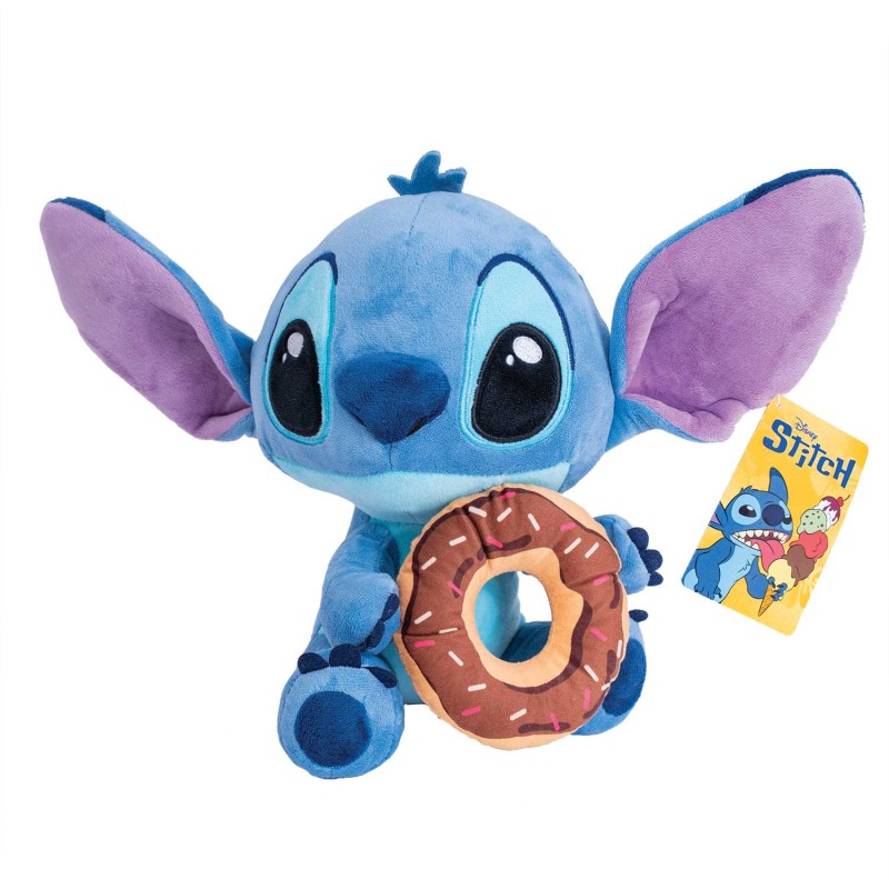 Disney Λούτρινο Stitch με Ντόνατ 25εκ
