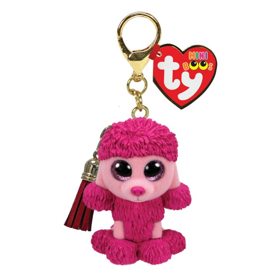 TY Mini Boos Κλιπ Patsy Σκυλάκι Κανίς Ροζ TY Mini Boos Κλιπ Patsy Σκυλάκι Κανίς Ροζ