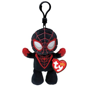 ΤΥ Χνουδωτό Beanie Babies Κλιπ Marvel Miles Morales 8,5εκ