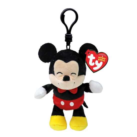 TY Beanie Babies Μπρελόκ Χνουδωτό Disney Mickey Mouse 8,5εκ TY Beanie Babies Μπρελόκ Χνουδωτό Disney Mickey Mouse 8,5εκ