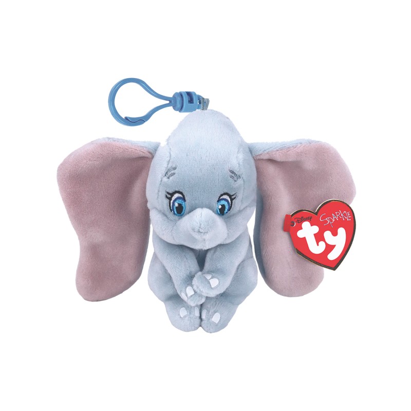 Χνουδωτό Beanie Babies Κλιπ Disney Dumbo το ελεφαντάκι 8,5εκ