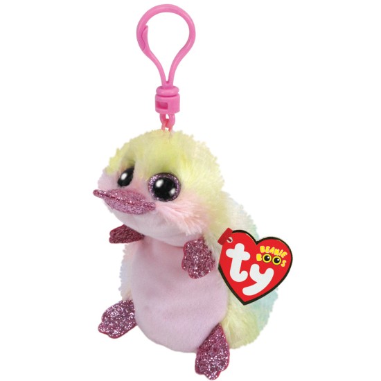TY Beanie Boos Petunia Χνουδωτό Κλιπ Πλατύποδας Παστέλ 8.5εκ TY Beanie Boos Petunia Χνουδωτό Κλιπ Πλατύποδας Παστέλ 8.5εκ