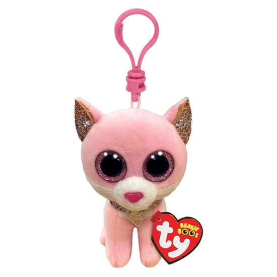 TY Beanie Boos Fiona Χνουδωτό Κλιπ Γατούλα Ροζ 8.5εκ TY Beanie Boos Fiona Χνουδωτό Κλιπ Γατούλα Ροζ 8.5εκ
