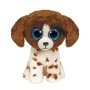 TY Beanie Boos Muddles Χνουδωτό Σκυλάκι Πιτσιλωτό Καφέ Και Λευκό 15εκ