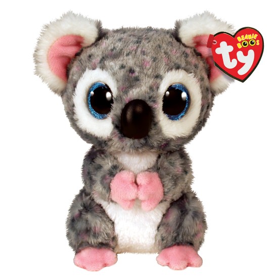 TY Beanie Boos Karli Χνουδωτό Κοάλα Γκρι Με Βούλες 15εκ TY Beanie Boos Karli Χνουδωτό Κοάλα Γκρι Με Βούλες 15εκ