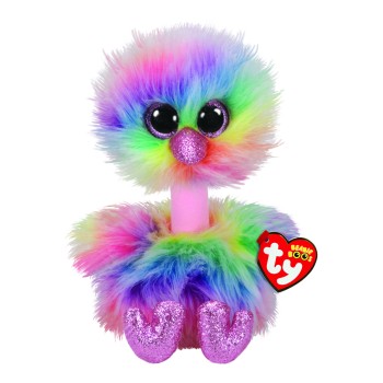 TY Χνουδωτό Στρουθοκάμηλος Παστέλ 23 εκ.