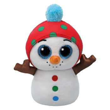 TY Beanie Boos Χνουδωτός Χιονάνθρωπος Λευκός 15εκ