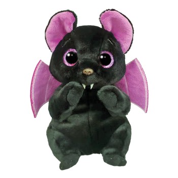 TY Beanie Bellies Χνουδωτή Νυχτερίδα Μαύρη 15εκ