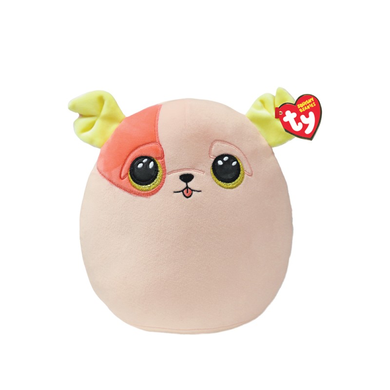 TY Squishy Beanies Patch Σκυλάκι Λευκό 25εκ