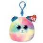 TY Squishy Beanies Hope Χνουδωτό Μπρελόκ Αρκουδάκι Παστέλ
