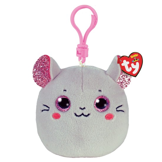 TY Squishy Beanies Catnip Χνουδωτό Κλιπ Ποντικάκι Γκρι TY Squishy Beanies Catnip Χνουδωτό Κλιπ Ποντικάκι Γκρι