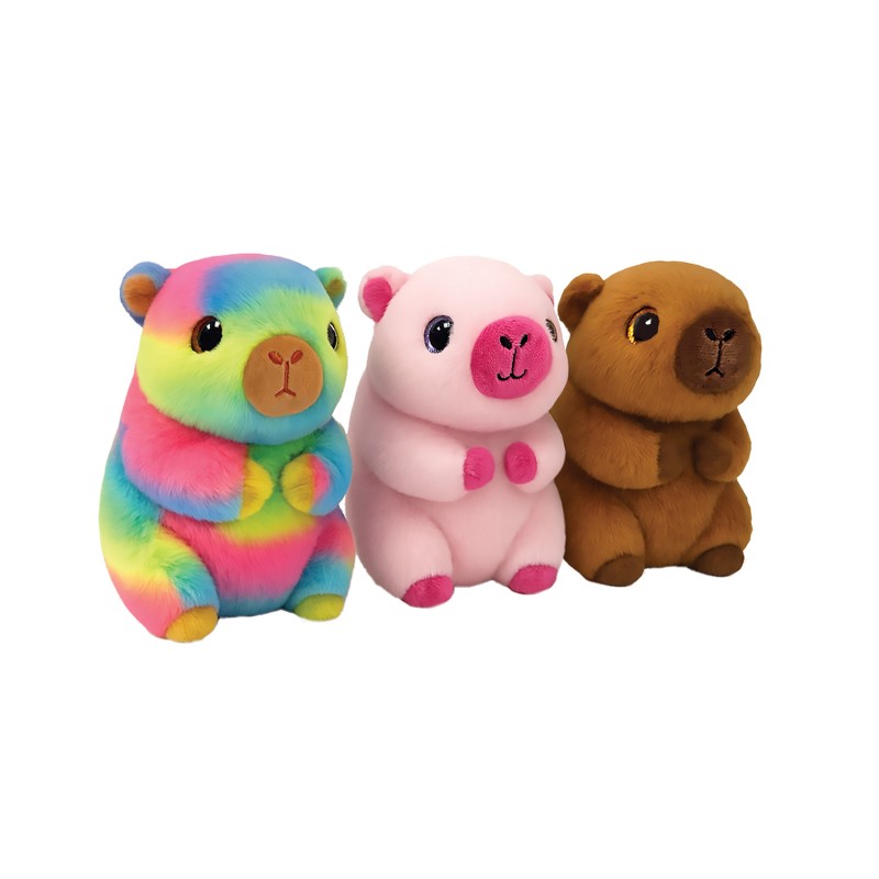 TY Χνουδωτό Beanie Bellies Καπιμπάρα σε διάφορα σχέδια 15εκ