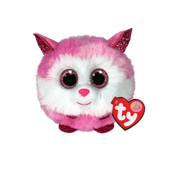 TY Beanie Balls Princess Χνουδωτό Σκυλάκι Χάσκυ Ροζ