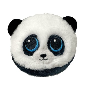 TY Beanie Bouncers Checkers Χνουδωτό Μπαλάκι που Αναπηδάει Πάντα Λευκό & Μαύρο