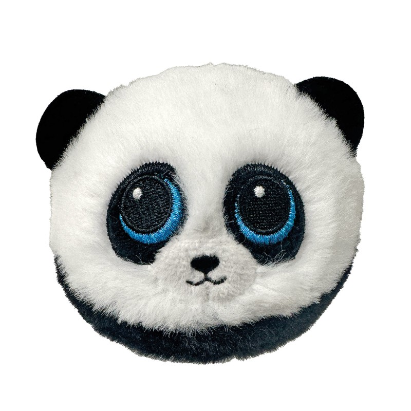 TY Beanie Bouncers Checkers Χνουδωτό Μπαλάκι που Αναπηδάει Πάντα Λευκό & Μαύρο