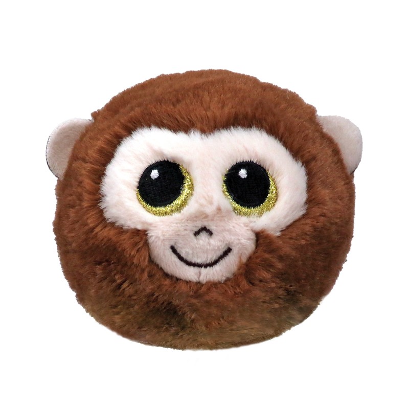 TY Beanie Bouncers Banana Χνουδωτό Μπαλάκι που Αναπηδάει Μαϊμουδάκι Καφέ