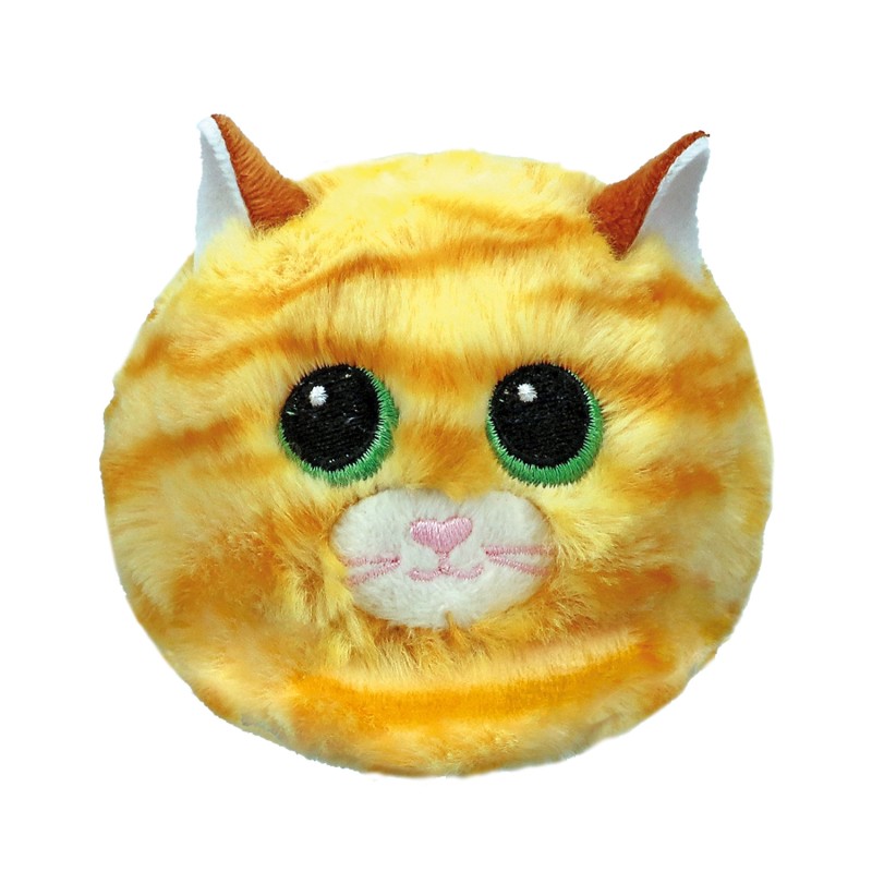 TY Beanie Bouncers Purry Χνουδωτό Μπαλάκι που Αναπηδάει Γατούλα Κίτρινη