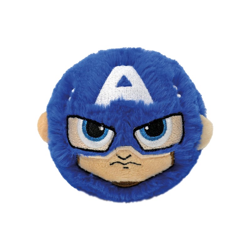 TY Beanie Bouncers Marvel Captain America Χνουδωτό Μπαλάκι που Αναπηδάει Μπλε