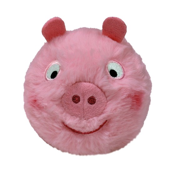 TY Beanie Bouncers Peppa Pig Χνουδωτό Μπαλάκι που Αναπηδάει Ροζ