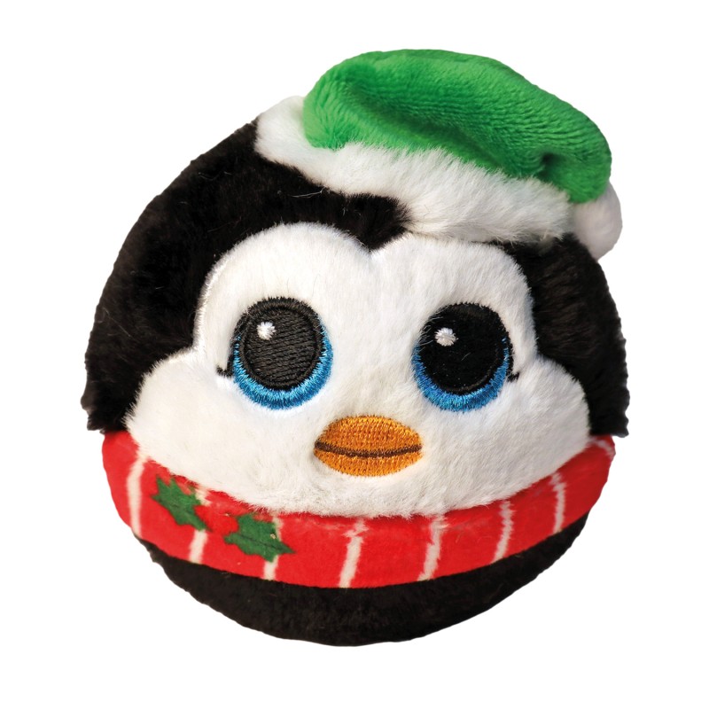 TY Beanie Bouncers  Χνουδωτό Μπαλάκι που Αναπηδάει Πινγκουίνος Λευκό & Μαύρο