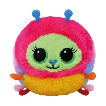 TY Beanie Bouncers Crystal Χνουδωτό Μπαλάκι που Αναπηδάει Κάμπια Ροζ