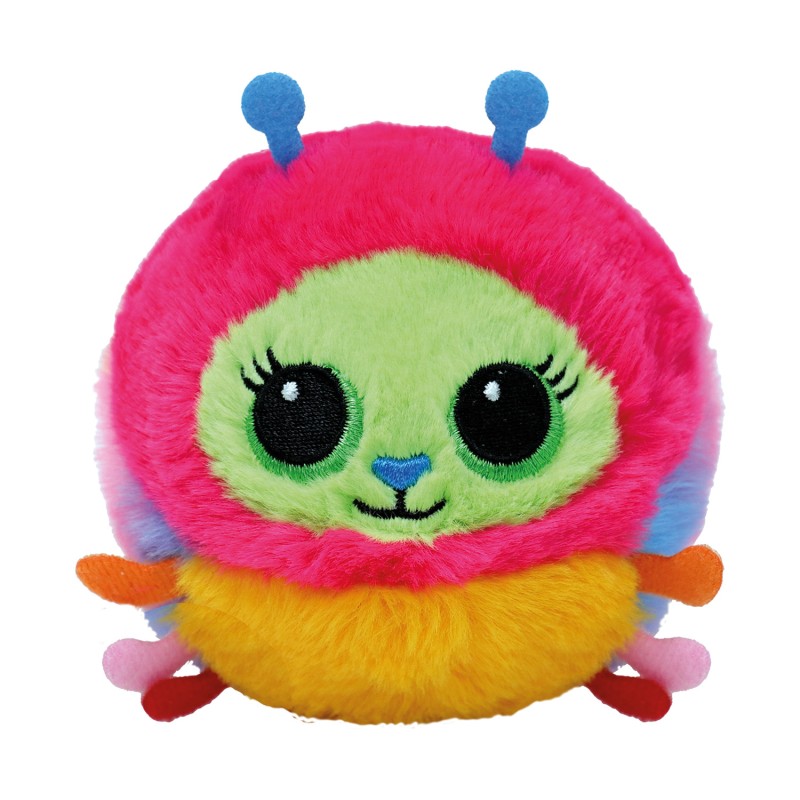 TY Beanie Bouncers Crystal Χνουδωτό Μπαλάκι που Αναπηδάει Κάμπια Ροζ