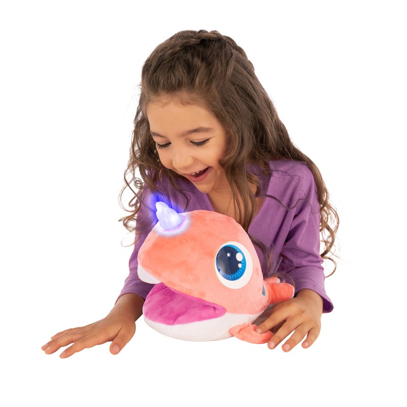 AS Zoo Corally Λούτρινο Διαδραστικό Φάλαινα Μονόκερος