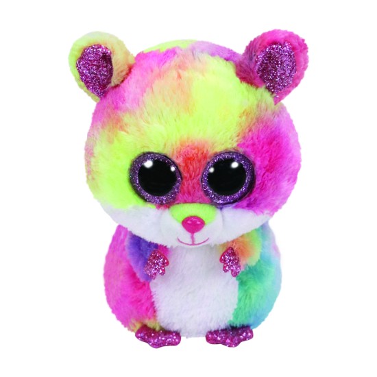 TY Beanie Boos Rodney Χνουδωτό Χάμστερ Πολύχρωμο 23εκ