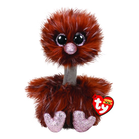 TY Beanie Boos Orson Χνουδωτός Στρουθοκάμηλος Καφέ 23εκ