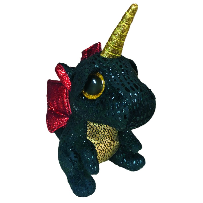 TY Beanie Boos Grindal Χνουδωτό Δράκος Μονόκερος Πολύχρωμο 23εκ