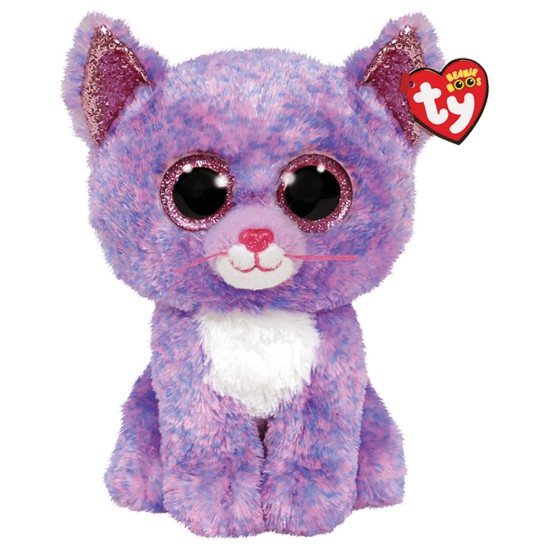 TY Beanie Boos Cassidy Χνουδωτή Γατούλα Λιλά 23εκ TY Beanie Boos Cassidy Χνουδωτή Γατούλα Λιλά 23εκ