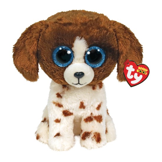 TY Beanie Boos Muddles Χνουδωτό Σκυλάκι Καφέ Και Λευκό 23εκ TY Beanie Boos Muddles Χνουδωτό Σκυλάκι Καφέ Και Λευκό 23εκ