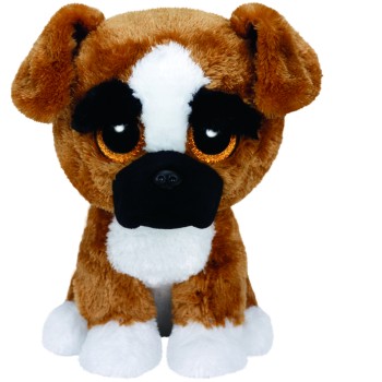 TY Beanie Boos Brutus Χνουδωτό Σκυλάκι Καφέ 23εκ