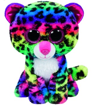 TY Beanie Boos Dotty Χνουδωτό Λεοπάρδαλη Πολύχρωμο 15εκ