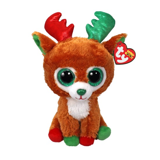 TY Beanie Boos Tinseltoes Χνουδωτός Τάρανδος Καφέ 15εκ TY Beanie Boos Tinseltoes Χνουδωτός Τάρανδος Καφέ 15εκ