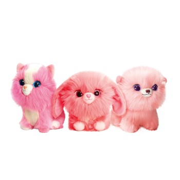 Κουβαροζωάκια Λούτρινα σε Βαλιτσάκι Ροζ