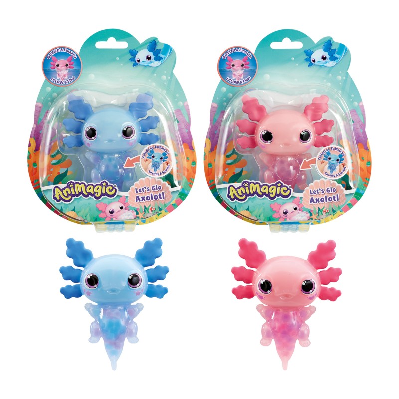 Animagic Φιγούρα Νερού Lets Glo Axolotl Για 4+ Χρονών