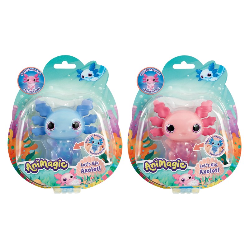 Animagic Φιγούρα Νερού Lets Glo Axolotl Για 4+ Χρονών