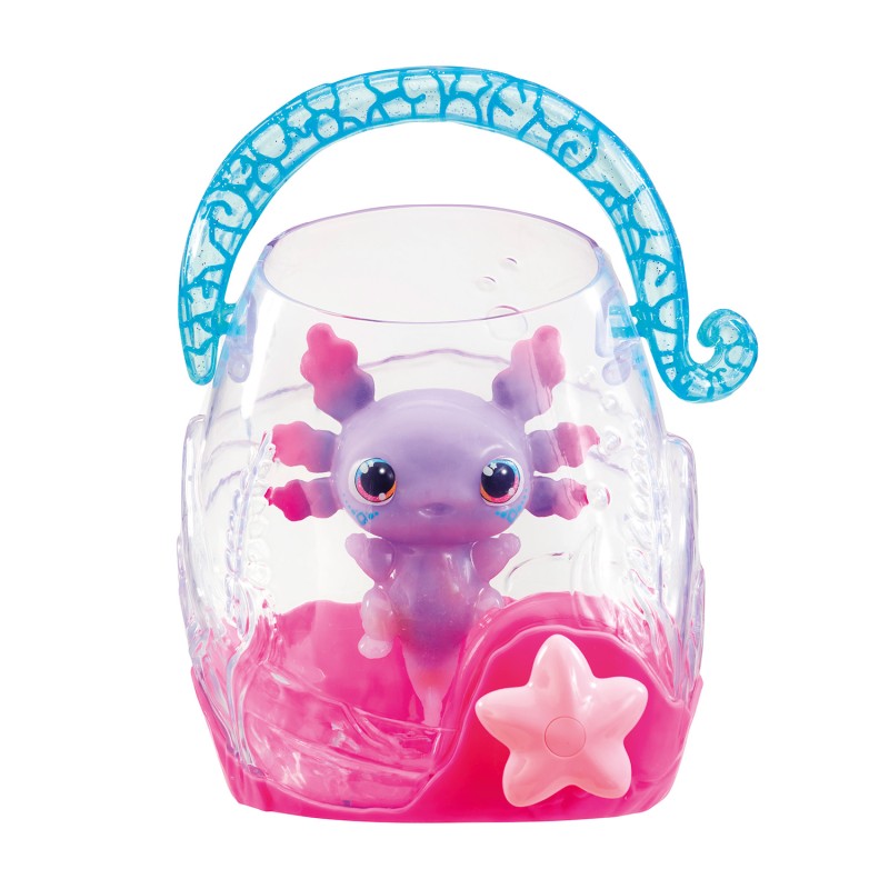 Animagic Φιγούρα Νερού Lets Glo Axolotl Ενυδρείο με Μπουρμπουλήθρες Για 4+ Χρονών