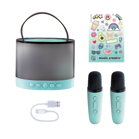 Music Creator Mini Φορητό Σετ Karaoke Station Για 14+ Χρονών Music Creator Mini Φορητό Σετ Karaoke Station Για 14+ Χρονών