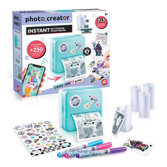 Photo Creator Instant Φορητός Εκτυπωτής Για Ηλικίες 8+ Photo Creator Instant Φορητός Εκτυπωτής Για Ηλικίες 8+