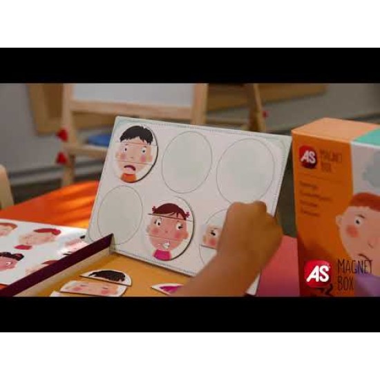 AS Magnet Box Συναισθήματα 42 Εκπαιδευτικοί Χάρτινοι Μαγνήτες Για 3+ Χρονών AS Magnet Box Συναισθήματα 42 Εκπαιδευτικοί Χάρτινοι Μαγνήτες Για 3+ Χρονών