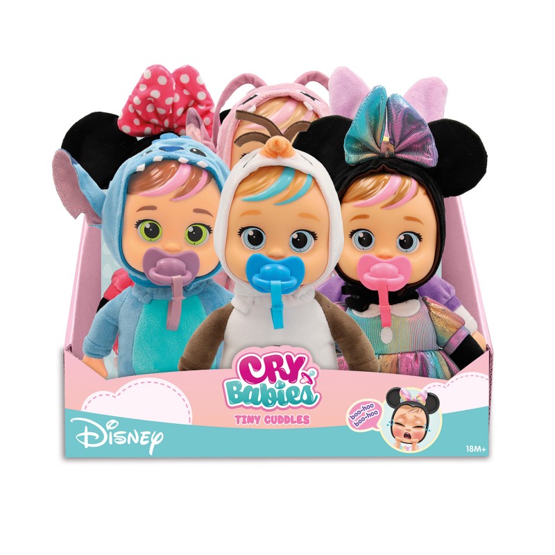 Cry Babies Κούκλα Κλαψουλίνια Tiny Cuddles Disney W3 Για 18+ Μηνών