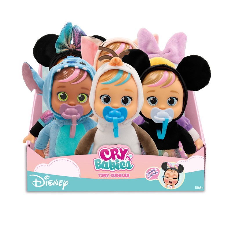 Cry Babies Κούκλα Κλαψουλίνια Tiny Cuddles Disney W3 Για 18+ Μηνών