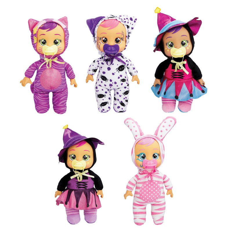 Cry Babies Κλαψουλίνια Tiny Cuddles Halloween Διαδραστική Κούκλα Κλαίει Με Αληθινά Δάκρυα