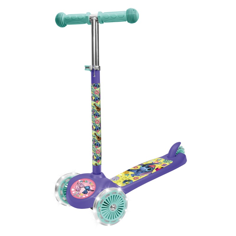 AS Scooter Plus Stitch με Φωτιζόμενες Ρόδες Για 3+ Ετών