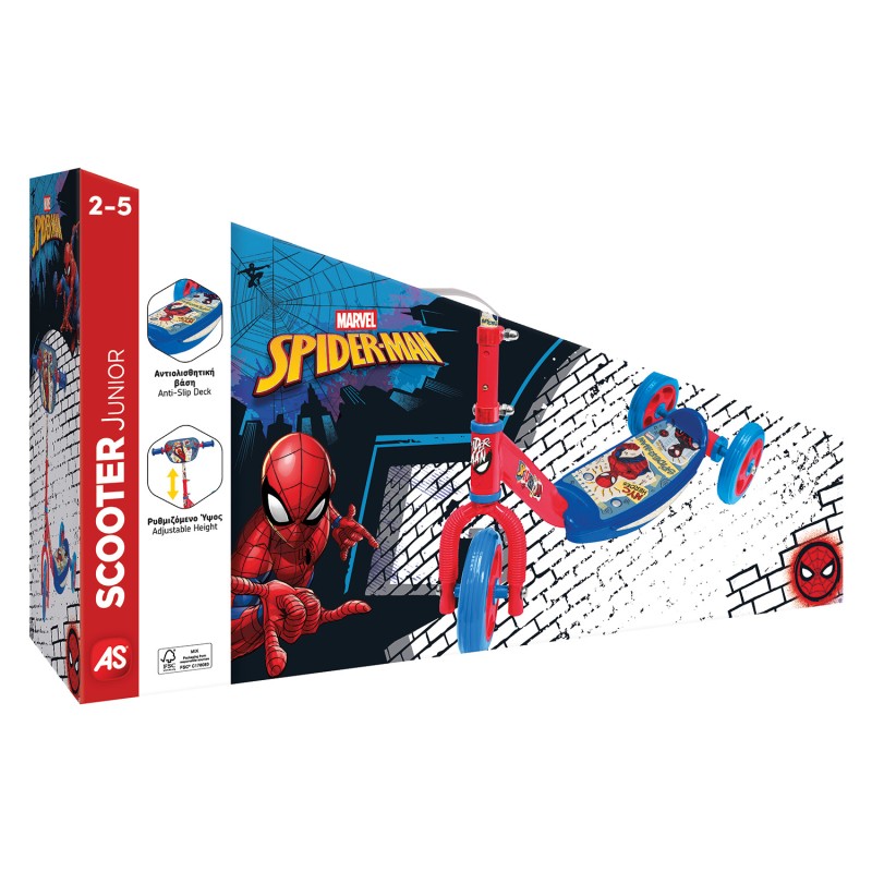 ΑS Scooter Spider-Man Για 2-5 Ετών