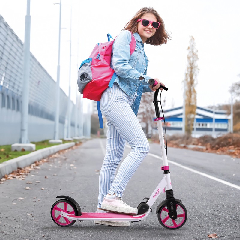 Shoko Παιδικό Πατίνι BW 200 Plus Με 2 Ρόδες 200mm Σε Φούξια Χρώμα Για 8+ Χρονών