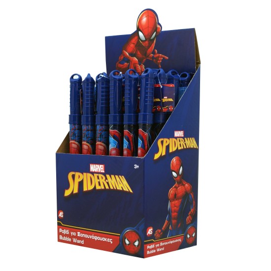 AS Ραβδί Για Σαπουνόφουσκες Marvel Spiderman Για 3+ Χρονών AS Ραβδί Για Σαπουνόφουσκες Marvel Spiderman Για 3+ Χρονών